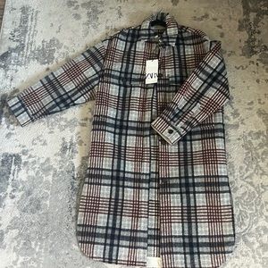 Zara long shacket